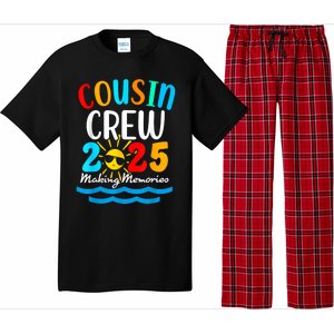 Cousin Crew 2025 Summer Vacation Beach Family Trips Matching Pajama Set