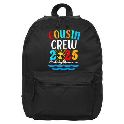 Cousin Crew 2025 Summer Vacation Beach Family Trips Matching 16 in Basic Backpack