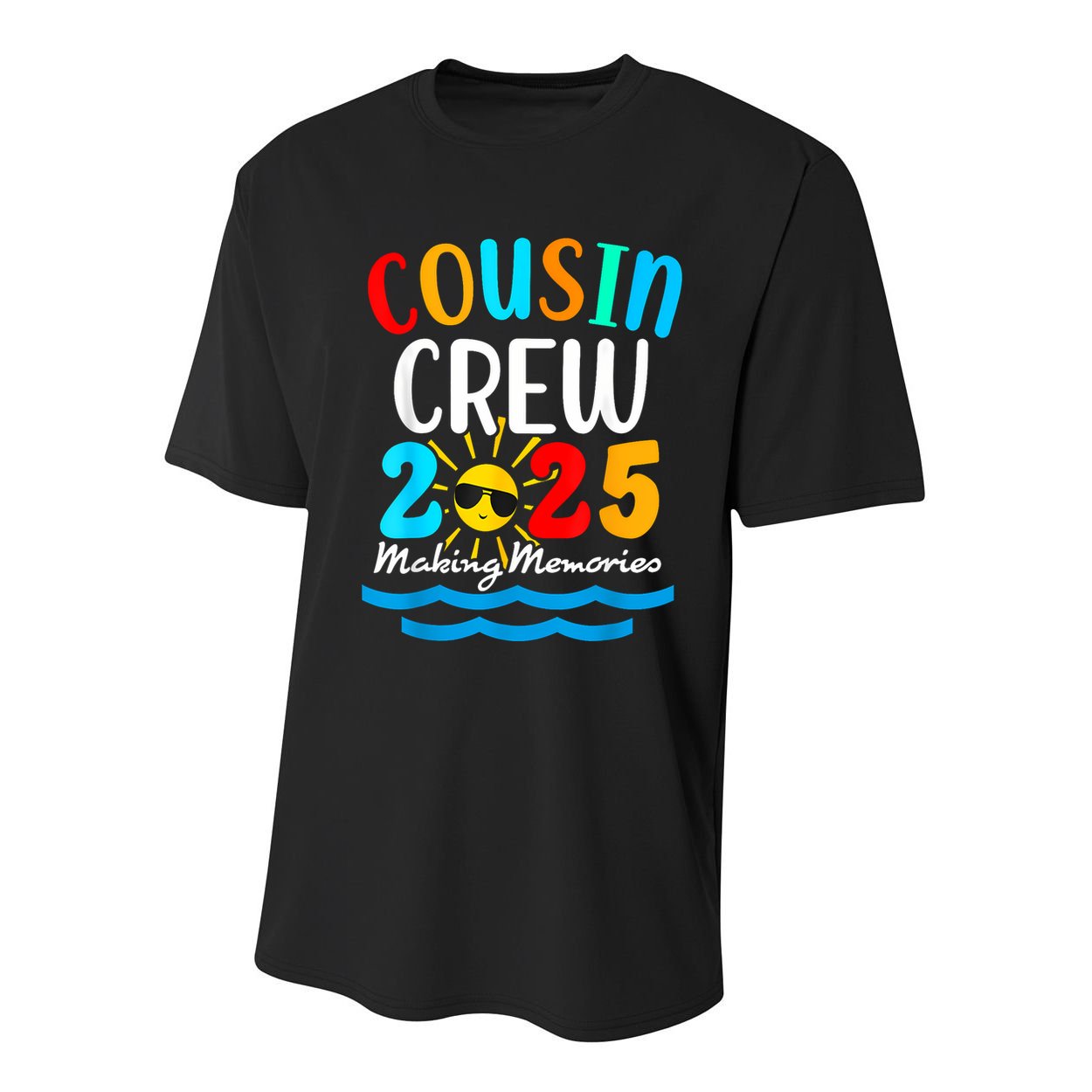 Cousin Crew 2025 Summer Vacation Beach Family Trips Matching Youth Performance Sprint T-Shirt