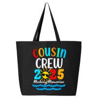 Cousin Crew 2025 Summer Vacation Beach Family Trips Matching 25L Jumbo Tote