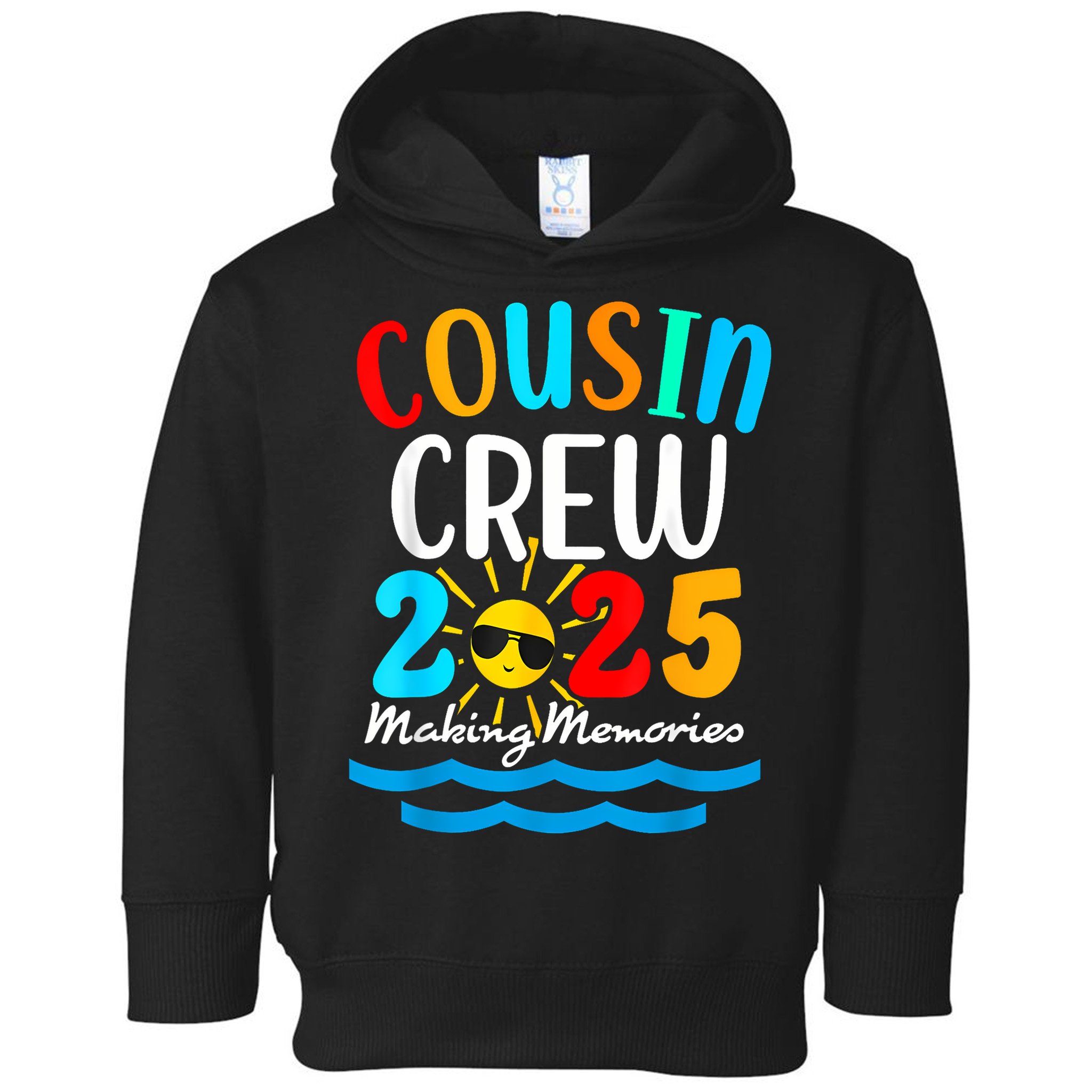 Cousin Crew 2025 Summer Vacation Beach Family Trips Matching Toddler Hoodie