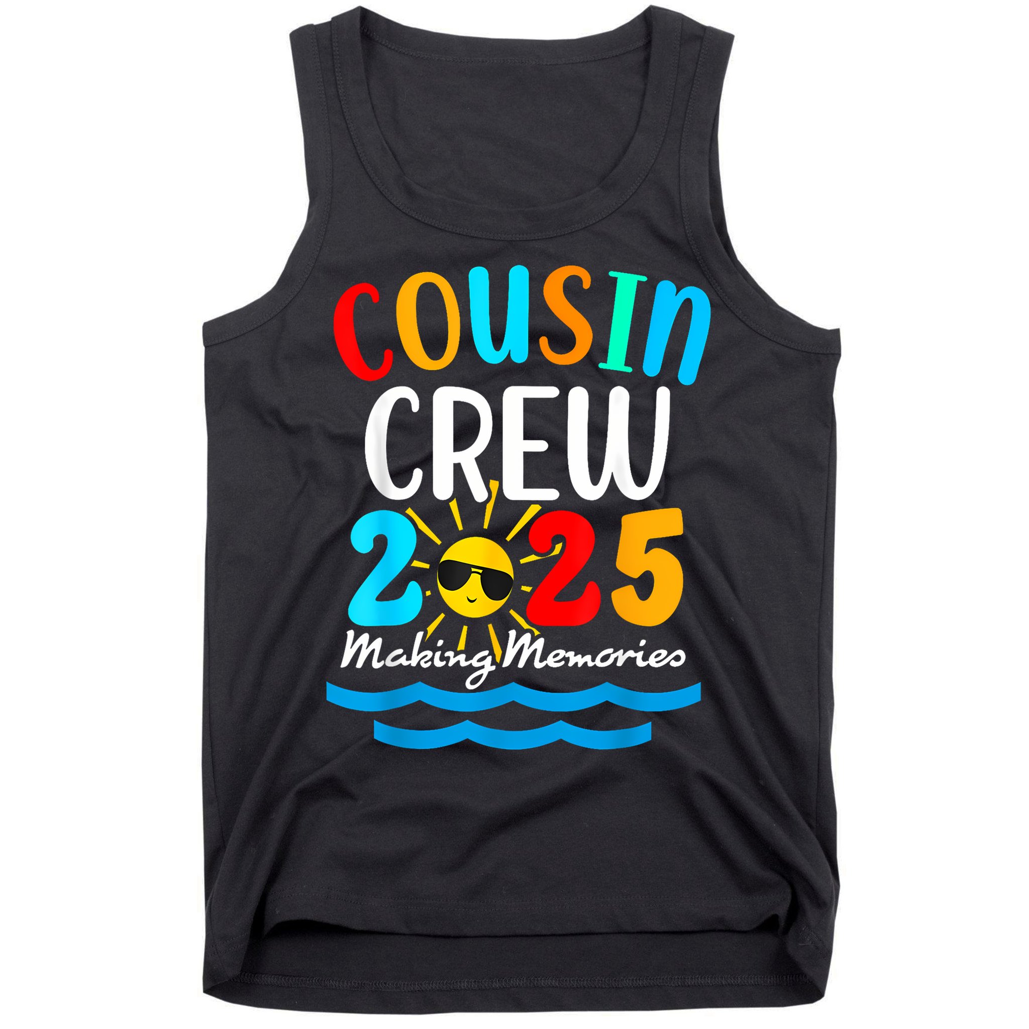 Cousin Crew 2025 Summer Vacation Beach Family Trips Matching Tank Top