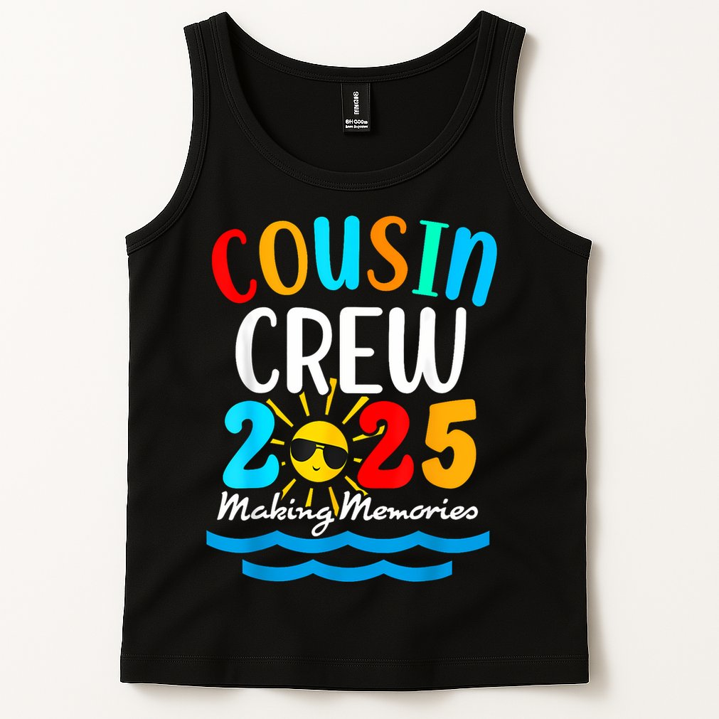 Cousin Crew 2025 Summer Vacation Beach Family Trips Matching Tank Top