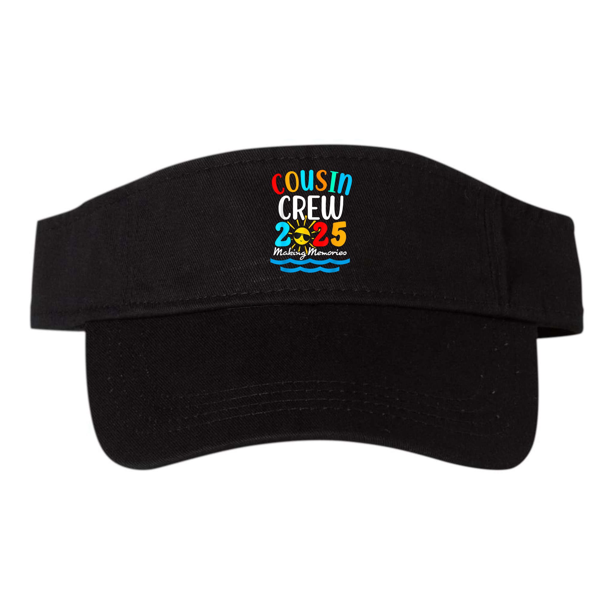 Cousin Crew 2025 Summer Vacation Beach Family Trips Matching Visor