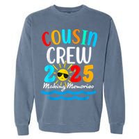 Cousin Crew 2025 Summer Vacation Beach Family Trips Matching Garment-Dyed Sweatshirt