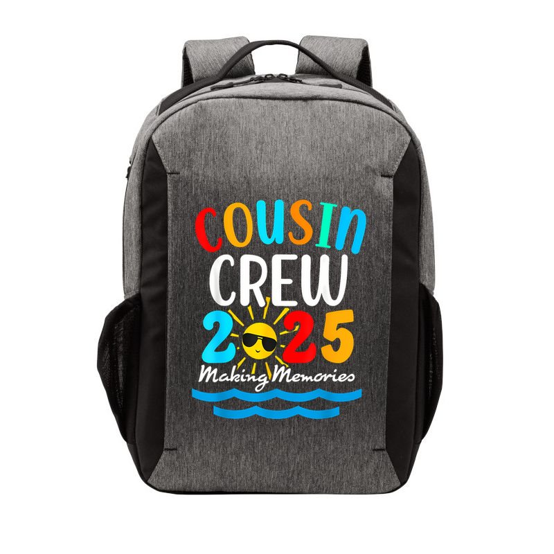 Cousin Crew 2025 Summer Vacation Beach Family Trips Matching Vector Backpack