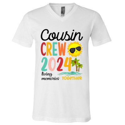 Cousin Crew 2024 Living Memories Together V-Neck T-Shirt