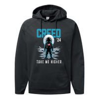 Cool C.R.E.E.D. 24 Take Me H.I.G.H.E.R American Astronaut Performance Fleece Hoodie