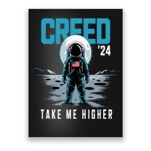 Cool C.R.E.E.D. 24 Take Me H.I.G.H.E.R American Astronaut Poster