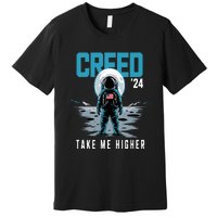 Cool C.R.E.E.D. 24 Take Me H.I.G.H.E.R American Astronaut Premium T-Shirt