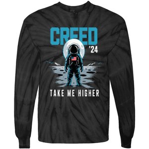 Cool C.R.E.E.D. 24 Take Me H.I.G.H.E.R American Astronaut Tie-Dye Long Sleeve Shirt