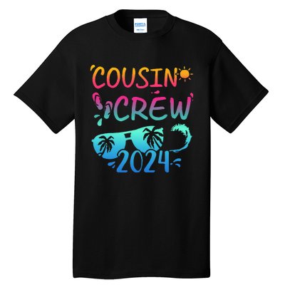 Cousin Crew 2024 For Summer Vacation Holiday Family Camp Tall T-Shirt