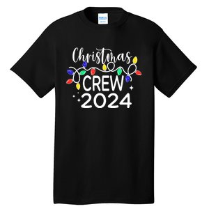 Christmas Crew 2024 Family Christmas Pajamas Xmas Matching Tall T-Shirt