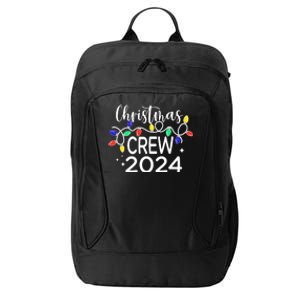 Christmas Crew 2024 Family Christmas Pajamas Xmas Matching City Backpack