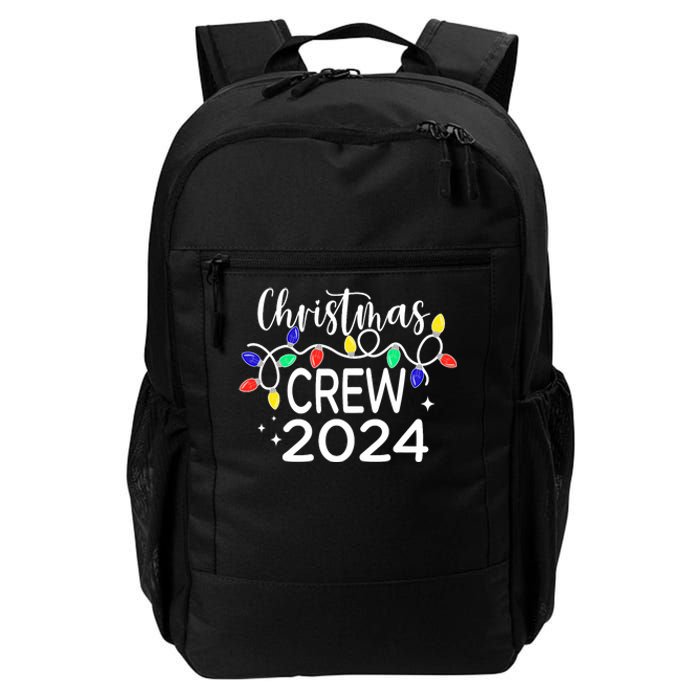 Christmas Crew 2024 Family Christmas Pajamas Xmas Matching Daily Commute Backpack