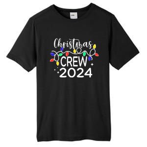 Christmas Crew 2024 Family Christmas Pajamas Xmas Matching Tall Fusion ChromaSoft Performance T-Shirt