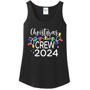 Christmas Crew 2024 Family Christmas Pajamas Xmas Matching Ladies Essential Tank