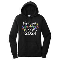 Christmas Crew 2024 Family Christmas Pajamas Xmas Matching Women's Pullover Hoodie