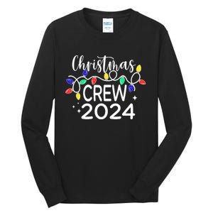 Christmas Crew 2024 Family Christmas Pajamas Xmas Matching Tall Long Sleeve T-Shirt