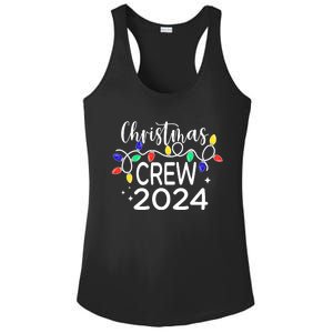 Christmas Crew 2024 Family Christmas Pajamas Xmas Matching Ladies PosiCharge Competitor Racerback Tank