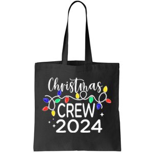 Christmas Crew 2024 Family Christmas Pajamas Xmas Matching Tote Bag