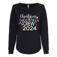 Christmas Crew 2024 Family Christmas Pajamas Xmas Matching Womens California Wash Sweatshirt