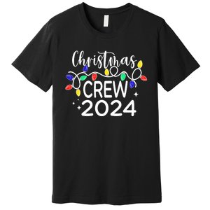 Christmas Crew 2024 Family Christmas Pajamas Xmas Matching Premium T-Shirt