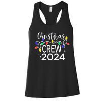 Christmas Crew 2024 Family Christmas Pajamas Xmas Matching Women's Racerback Tank