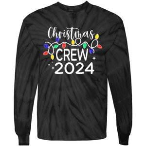 Christmas Crew 2024 Family Christmas Pajamas Xmas Matching Tie-Dye Long Sleeve Shirt