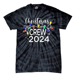 Christmas Crew 2024 Family Christmas Pajamas Xmas Matching Tie-Dye T-Shirt