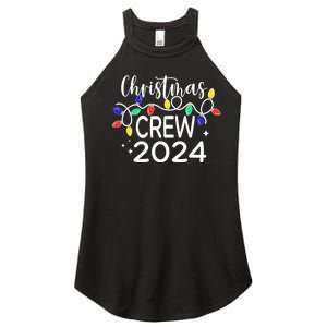 Christmas Crew 2024 Family Christmas Pajamas Xmas Matching Women's Perfect Tri Rocker Tank