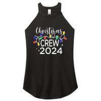 Christmas Crew 2024 Family Christmas Pajamas Xmas Matching Women's Perfect Tri Rocker Tank