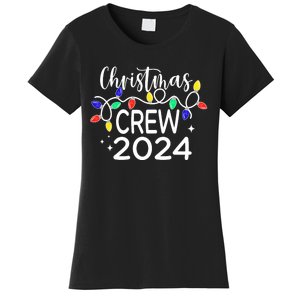 Christmas Crew 2024 Family Christmas Pajamas Xmas Matching Women's T-Shirt