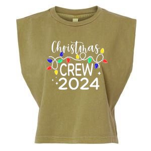 Christmas Crew 2024 Family Christmas Pajamas Xmas Matching Garment-Dyed Women's Muscle Tee