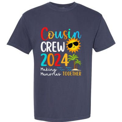 Cousin Crew 2024 Summer Vacation Beach Family Trips Matching Garment-Dyed Heavyweight T-Shirt