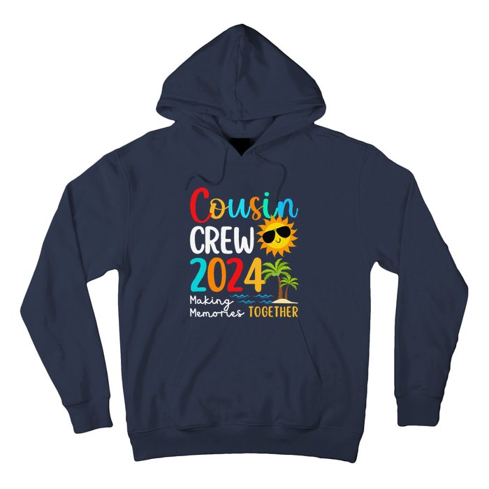 Cousin Crew 2024 Summer Vacation Beach Family Trips Matching Hoodie