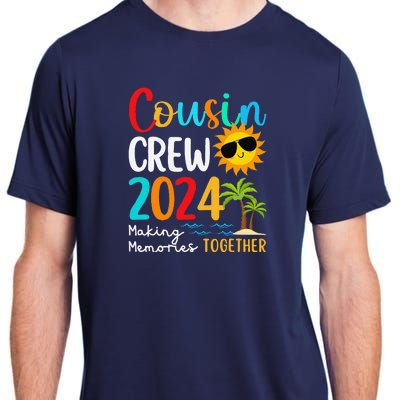 Cousin Crew 2024 Summer Vacation Beach Family Trips Matching Adult ChromaSoft Performance T-Shirt