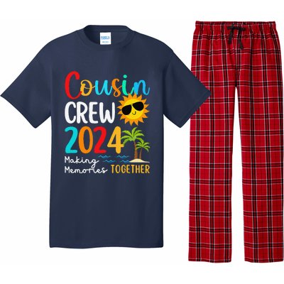 Cousin Crew 2024 Summer Vacation Beach Family Trips Matching Pajama Set