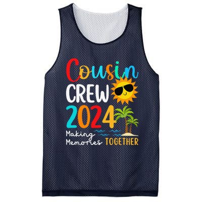 Cousin Crew 2024 Summer Vacation Beach Family Trips Matching Mesh Reversible Basketball Jersey Tank