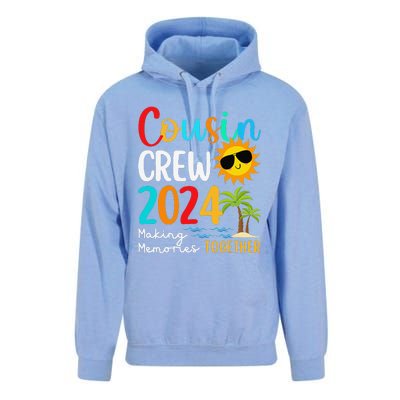 Cousin Crew 2024 Summer Vacation Beach Family Trips Matching Unisex Surf Hoodie