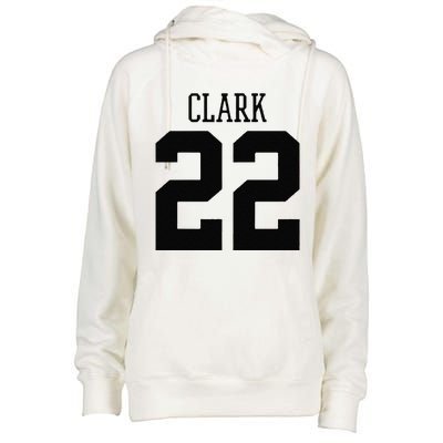 Cute Clark 22 Iowa Basketball Gift Womens Funnel Neck Pullover Hood