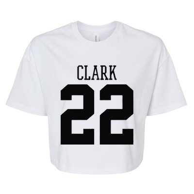 Cute Clark 22 Iowa Basketball Gift Bella+Canvas Jersey Crop Tee