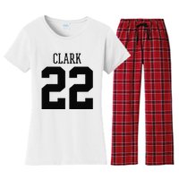 Cute Clark 22 Iowa Basketball Gift Women's Flannel Pajama Set