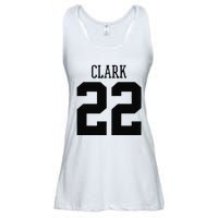 Cute Clark 22 Iowa Basketball Gift Ladies Essential Flowy Tank