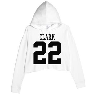 Cute Clark 22 Iowa Basketball Gift Crop Fleece Hoodie