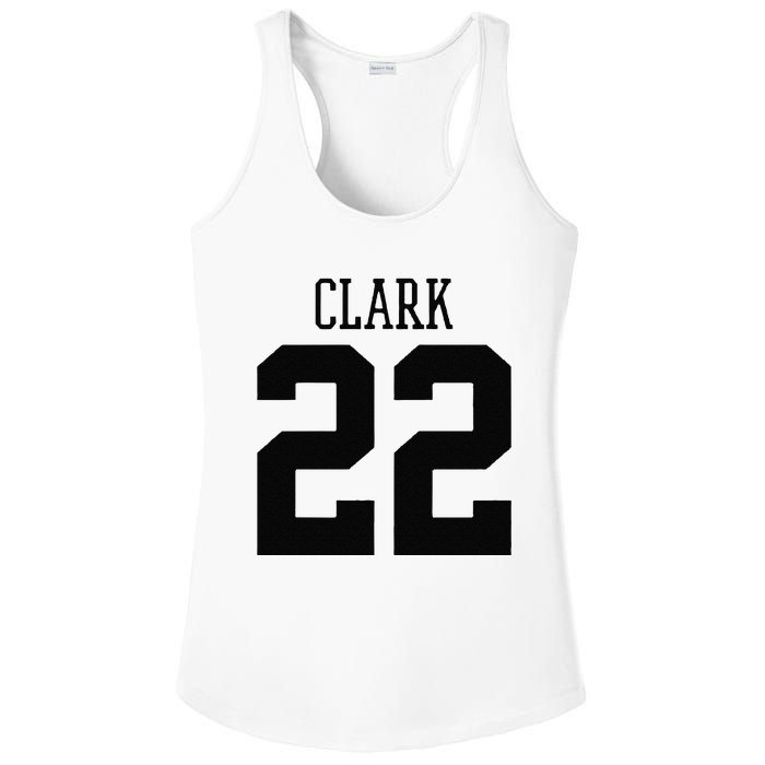 Cute Clark 22 Iowa Basketball Gift Ladies PosiCharge Competitor Racerback Tank