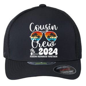 Cousin Crew 2024 Summer Vacation Beach Family Trips Matching Flexfit Unipanel Trucker Cap