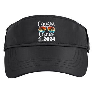 Cousin Crew 2024 Summer Vacation Beach Family Trips Matching Adult Drive Performance Visor