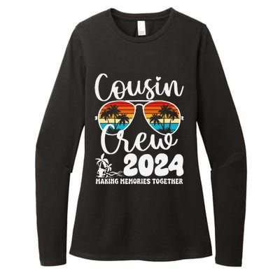 Cousin Crew 2024 Summer Vacation Beach Family Trips Matching Womens CVC Long Sleeve Shirt