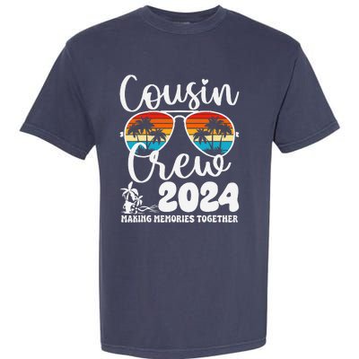 Cousin Crew 2024 Summer Vacation Beach Family Trips Matching Garment-Dyed Heavyweight T-Shirt